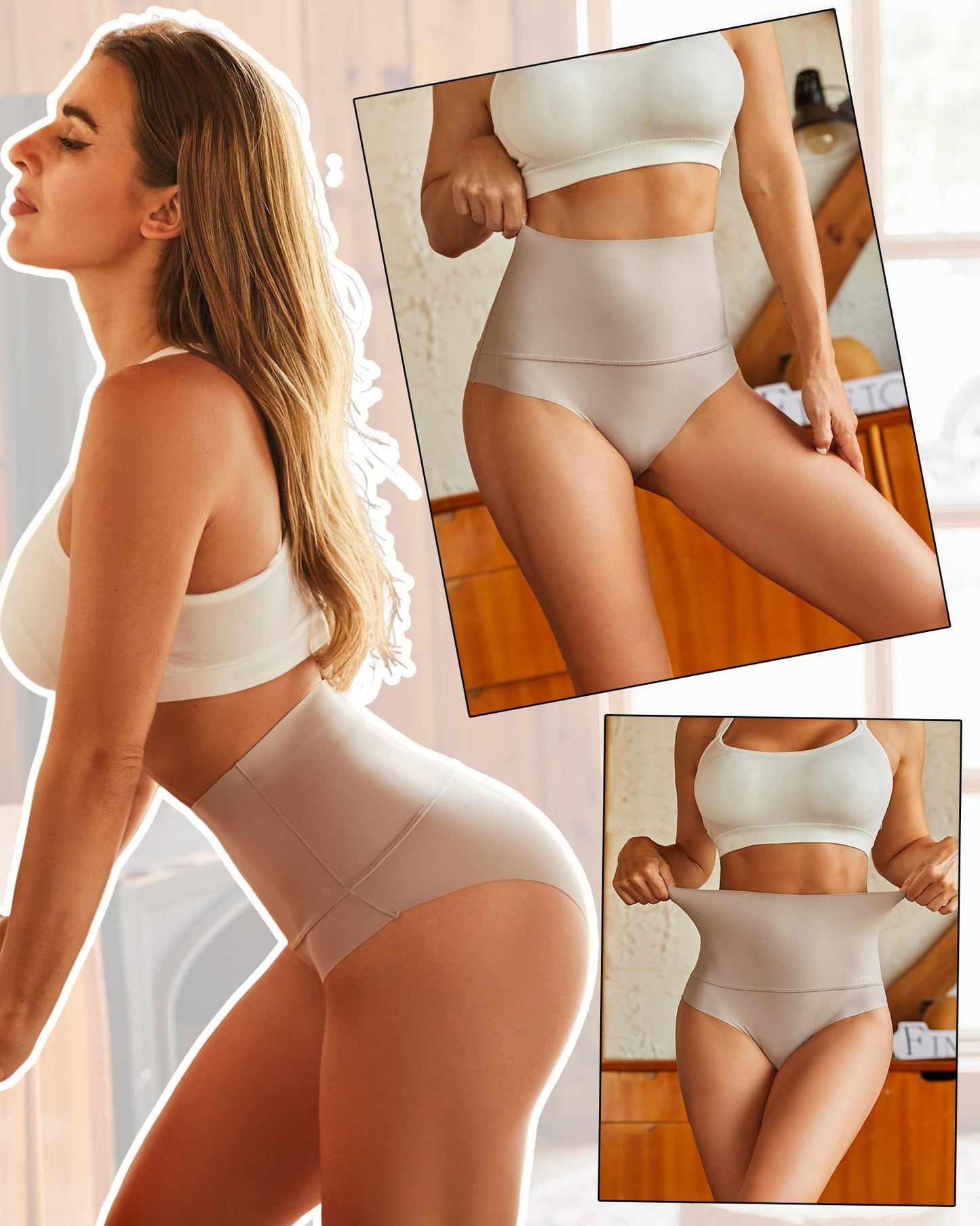 Slipjes Hoge Taille 5-Pack voor Buikcontrole en Slanke Pasvorm