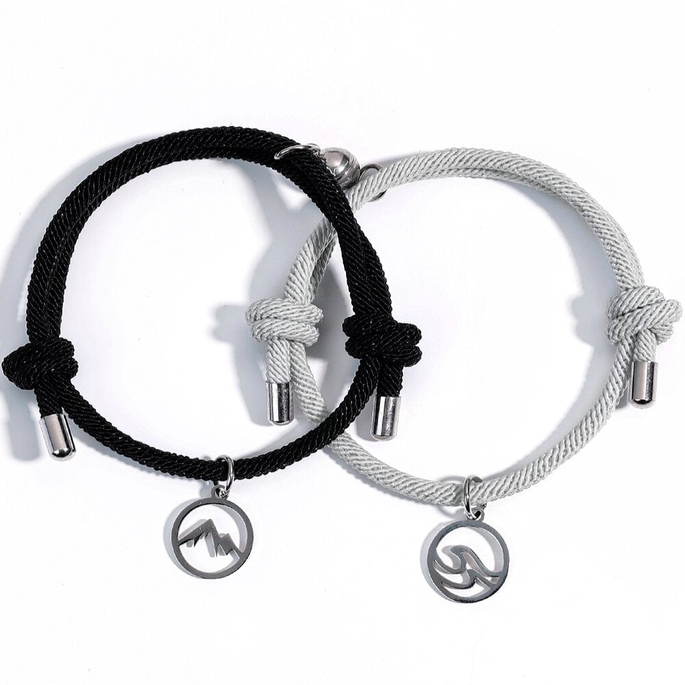 Magnetische Armband voor Koppels met Speciale Connectie Functie - Velinix