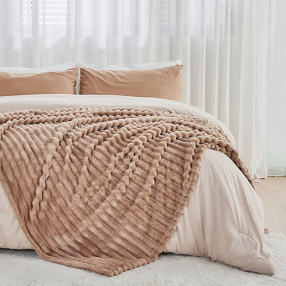 Zachte Fleece Deken 2x Gratis Warm en Plush