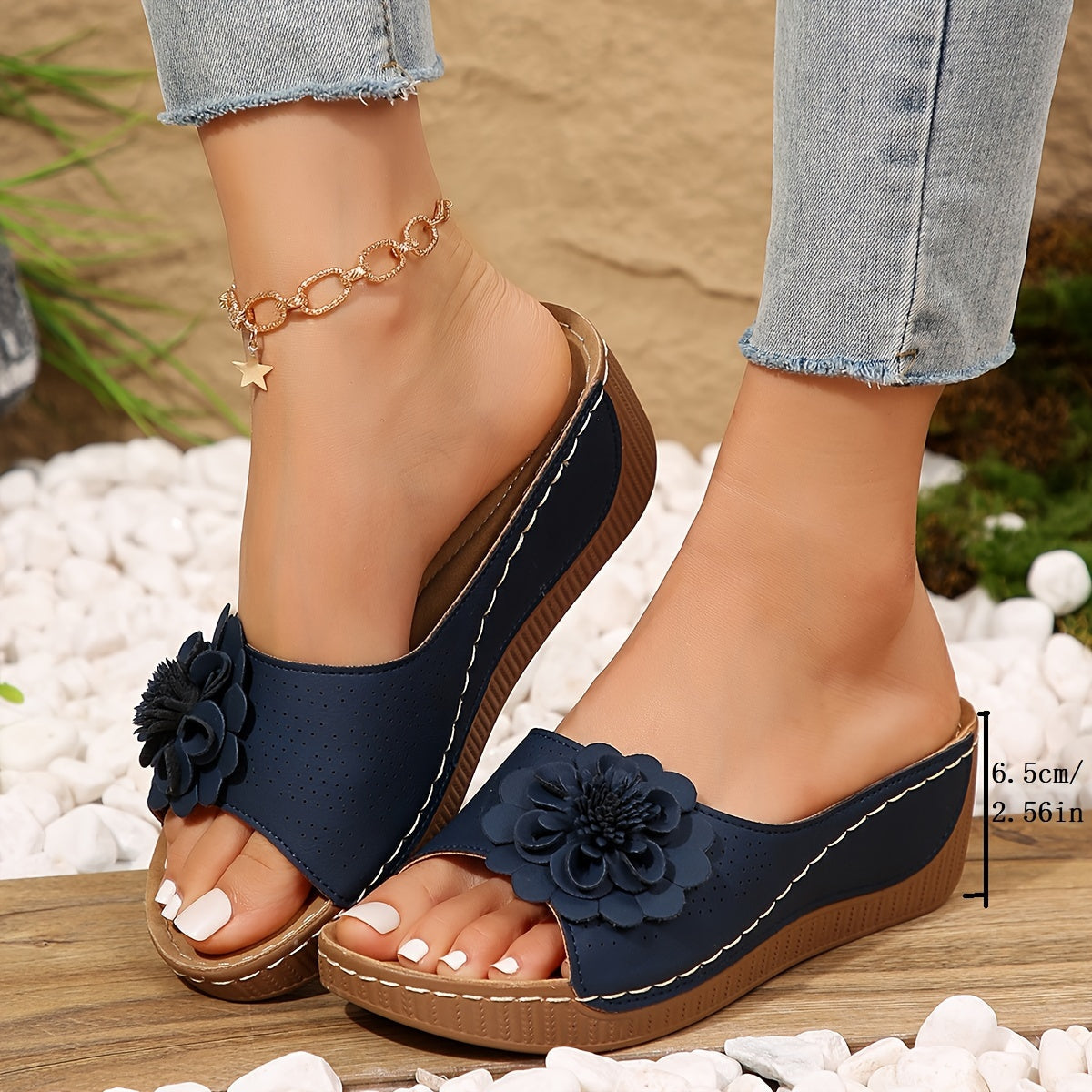 BloomStep™ – Dames Sandalen met Bloempatroon en Ergonomische Comfort-3