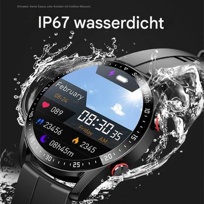 Smartwatch Glucosemeter met Gezondheidsmonitor