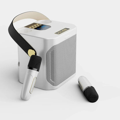 Draagbare Bluetooth Luidspreker met Karaoke en 360 Gradens Geluid