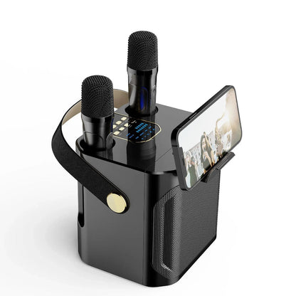Draagbare Bluetooth Luidspreker met Karaoke en 360 Gradens Geluid