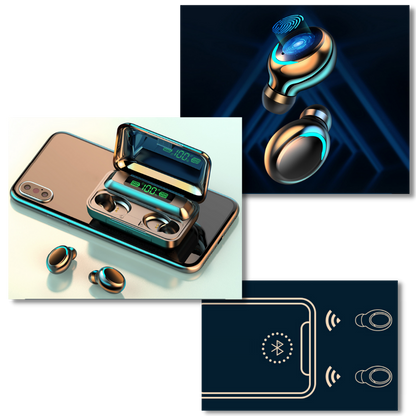Bluetooth Oordopjes Draadloos met Oplaadbare Hoesje