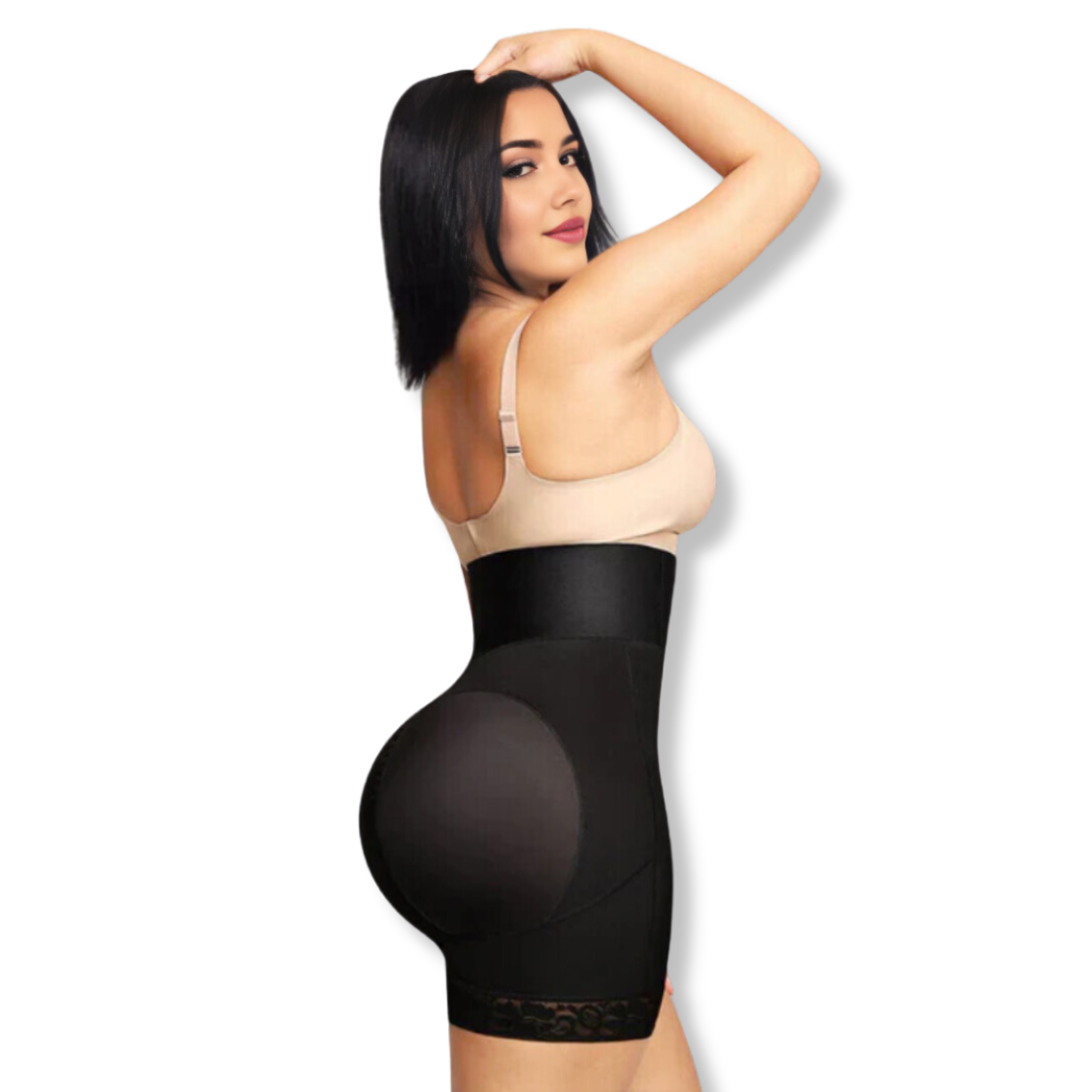 Dames Shapewear Shorts met Ritssluiting voor Slanke Benen