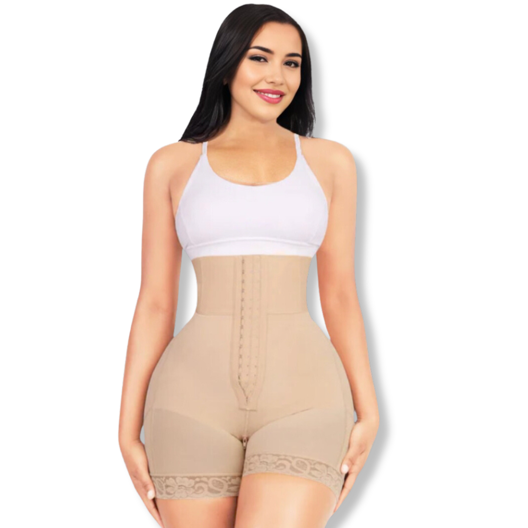 Dames Shapewear Shorts met Ritssluiting voor Slanke Benen