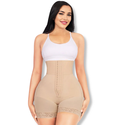 Dames Shapewear Shorts met Ritssluiting voor Slanke Benen
