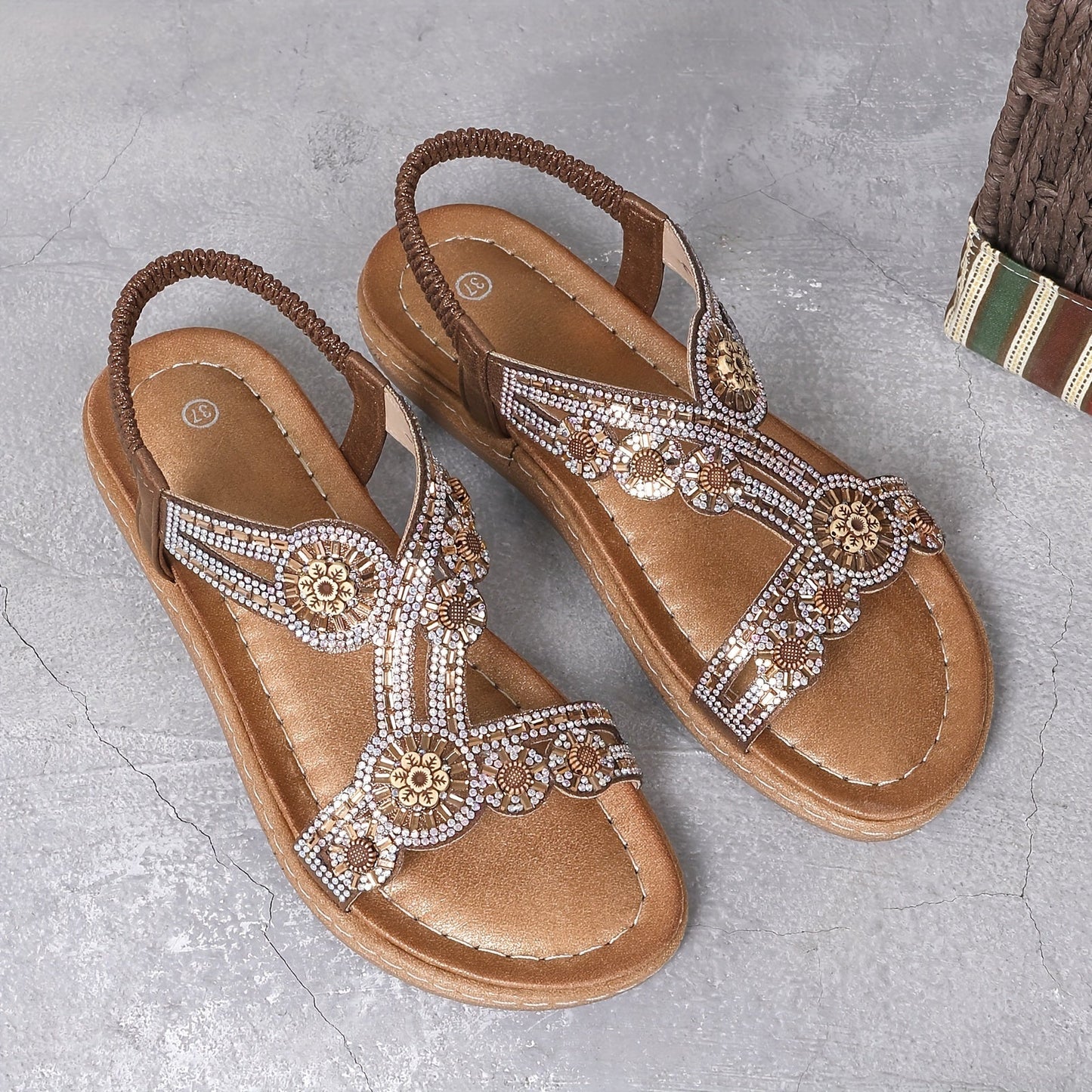 BohoFlex™ – Dames Sandalen Ademend Comfort met Flexibele Riemen-1