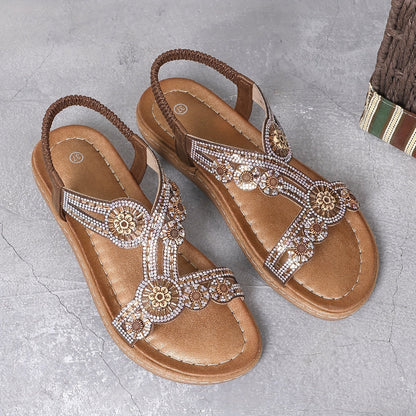 BohoFlex™ – Dames Sandalen Ademend Comfort met Flexibele Riemen-1