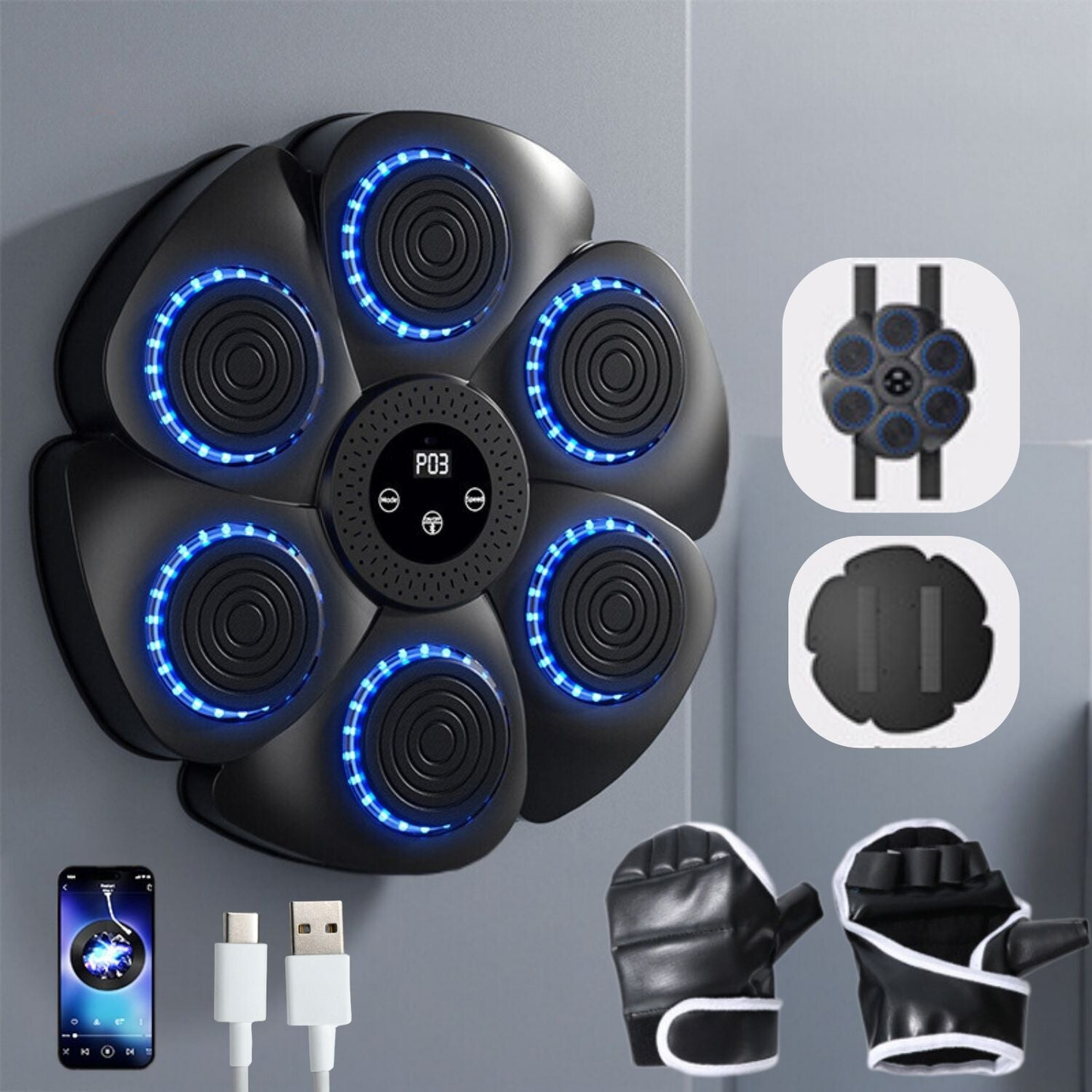 Bokstrainer met Bluetooth en Interactieve Training