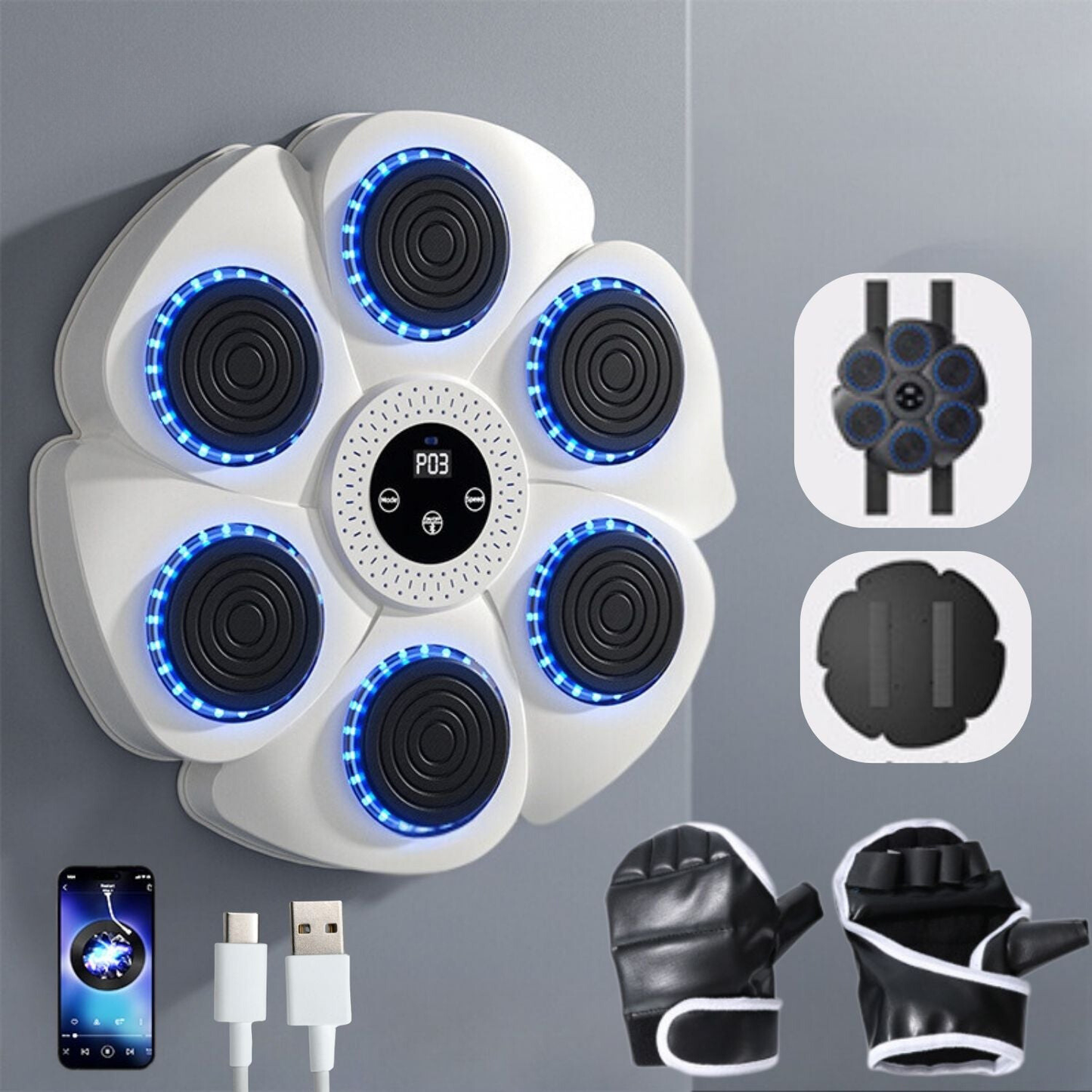 Bokstrainer met Bluetooth en Interactieve Training
