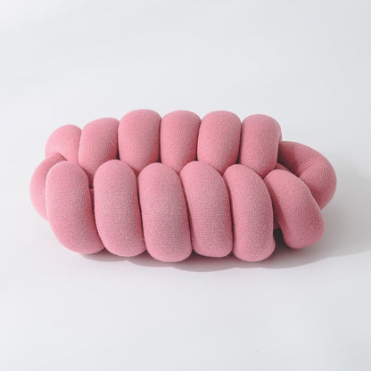 Handgemaakt Knotenkussen van Acrylbrei met Polyester Vulstof