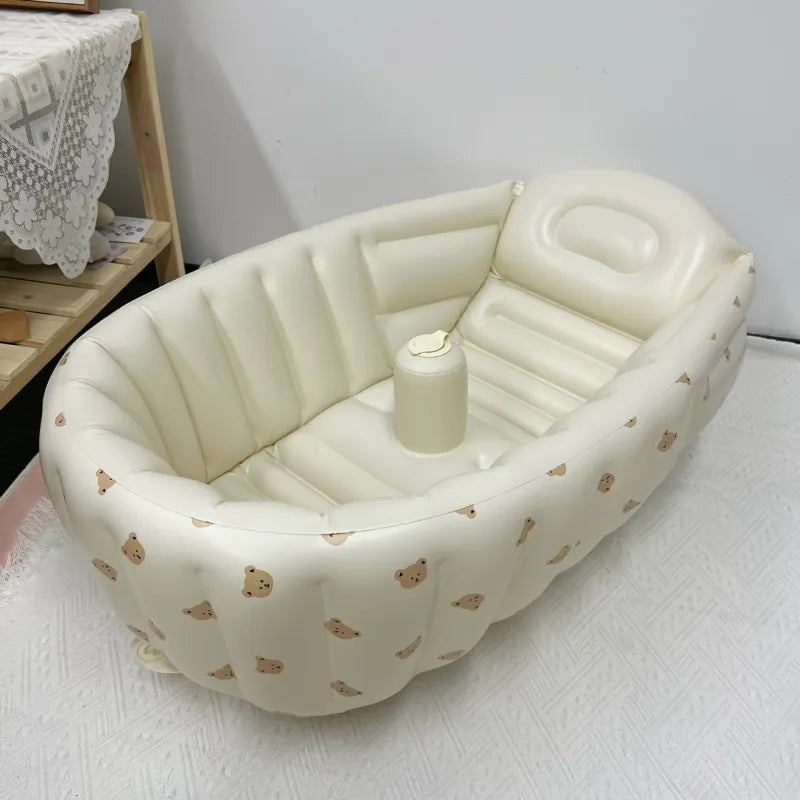 BubbleNest Opblaasbaar Babybadje – Lichtgewicht BPA-vrij bad voor reizen & klein wonen 0
