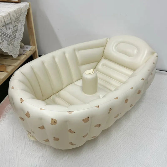 BubbleNest Opblaasbaar Babybadje – Lichtgewicht BPA-vrij bad voor reizen & klein wonen 0