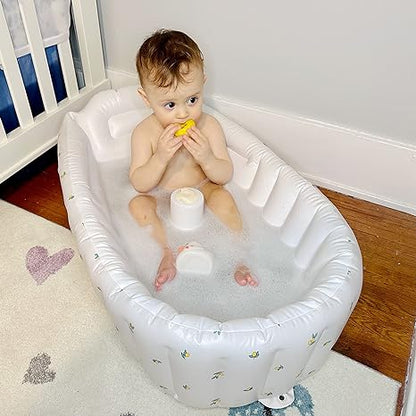 BubbleNest Opblaasbaar Babybadje – Lichtgewicht BPA-vrij bad voor reizen & klein wonen 2