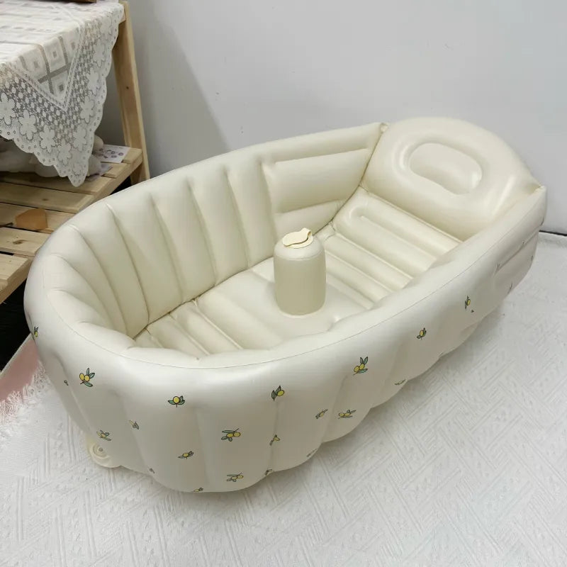 BubbleNest Opblaasbaar Babybadje – Lichtgewicht BPA-vrij bad voor reizen & klein wonen 6