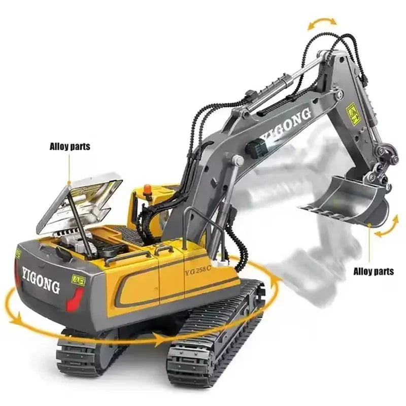 BuildMaster RC Kiepwagen – Realistisch Ontwerp met 2.4G Besturing & Sterke Constructie 3