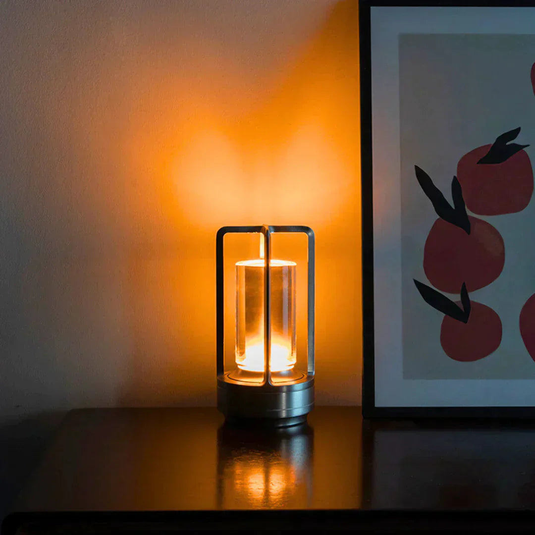 Kristallen Tafellamp Luxe Design Dimbaar - Velinix