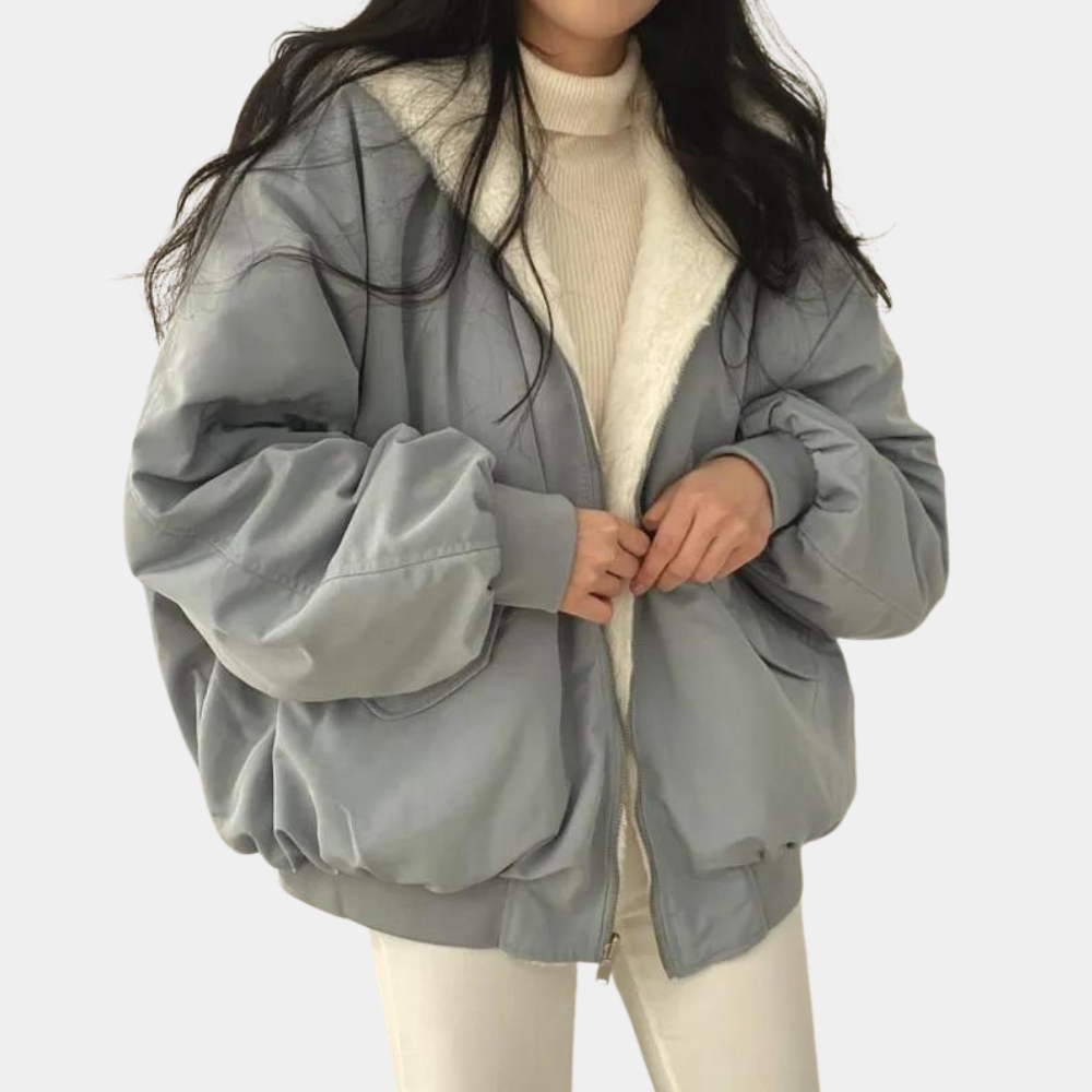Oversized Winterjas Dames Warm en Comfortabel Losse Pasvorm - Velinix