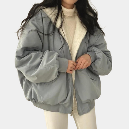 Oversized Winterjas Dames Warm en Comfortabel Losse Pasvorm - Velinix