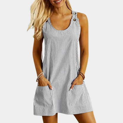 Eleonore™ – Dames Mini Jurk Ademend en Stijlvol voor Zomer Kleding-2
