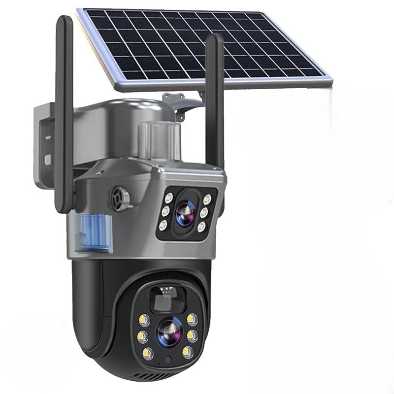 Draadloze 4K Beveiligingscamera Op Zonne-energie met Bewegingsdetectie - Velinix