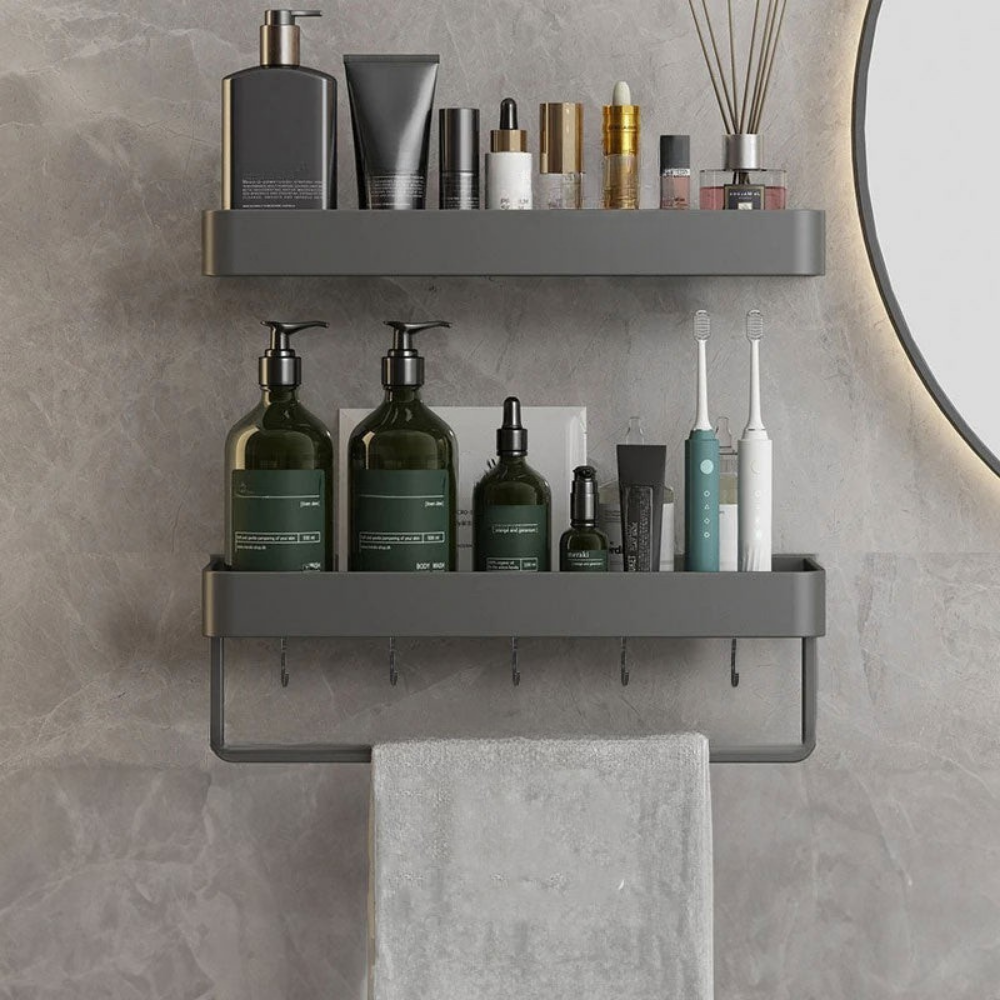 Wandrek Badkamer Aluminium Opbergrek Modern Design