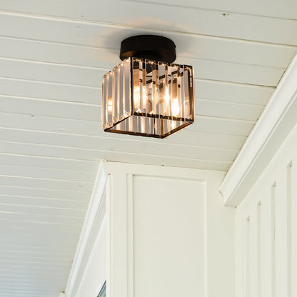 Zwart Plafondlamp Modern LED Flush Design - Velinix