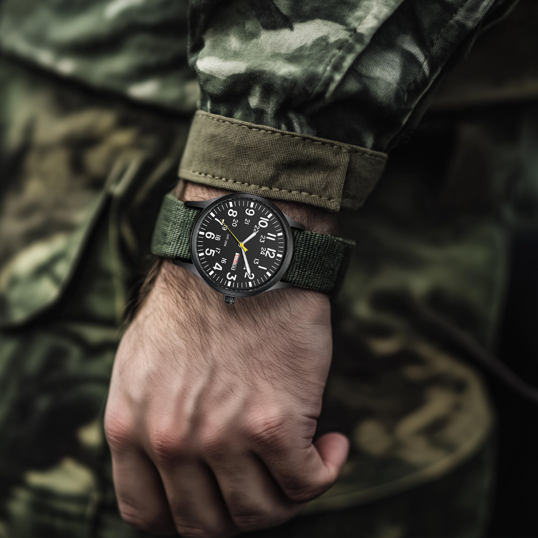 Heren Horloge Outdoor Waterdicht Roestvrij Staal Saffierglas