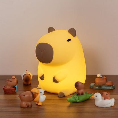 Capybara Nachtlampje Squishy Zacht Schattig