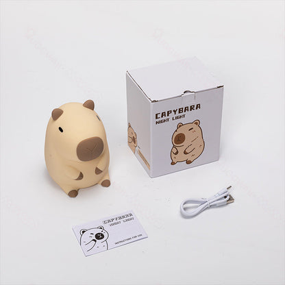 Capybara Nachtlampje Squishy Zacht Schattig