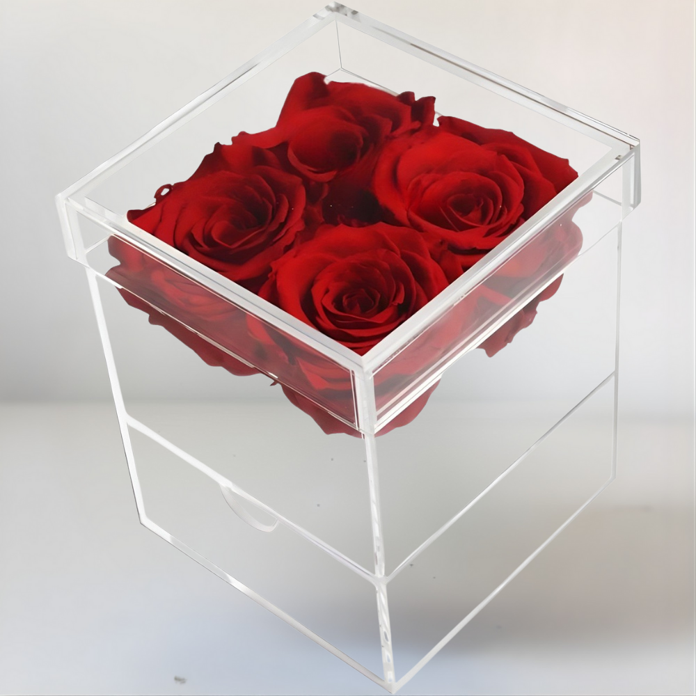 Rozen Hart Decoratie Acryl Langhoudend Romantisch Cadeau