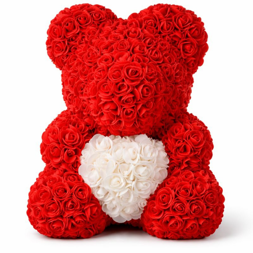 Valentijnsdag Decoratie Cadeau Beer Romantisch Rozen