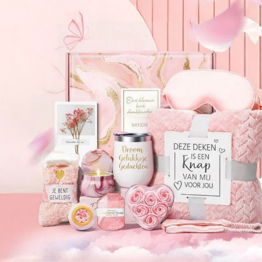 Dames Verzorgingsset Ontspanning Geschenkbox Relaxatie - Velinix