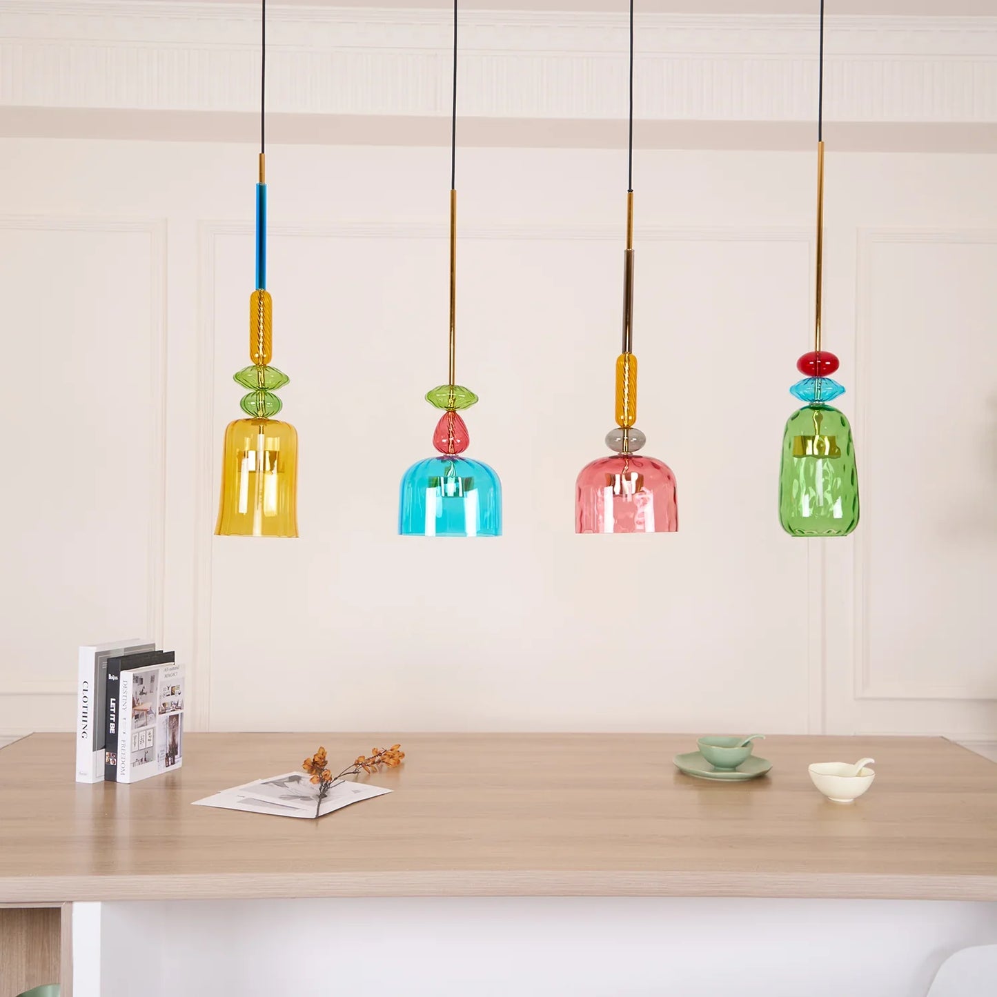 Glazen Hanglamp Scandinavisch Design Modern