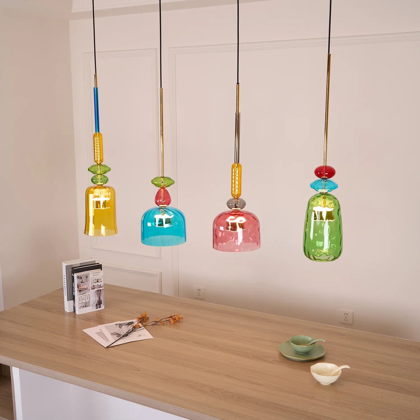 Glazen Hanglamp Scandinavisch Design Modern