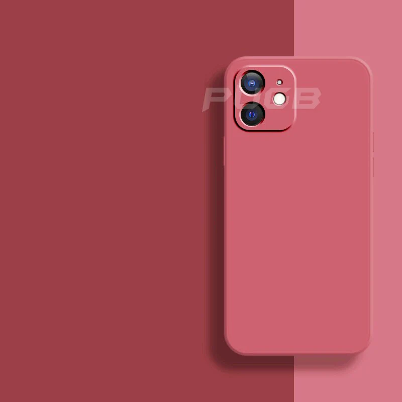 Zachte Silicone Telefoonhoesje voor iPhone 11 12 13