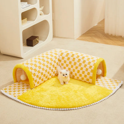 Kattenhuis Tunnel Zacht Speelhuis voor Katten
