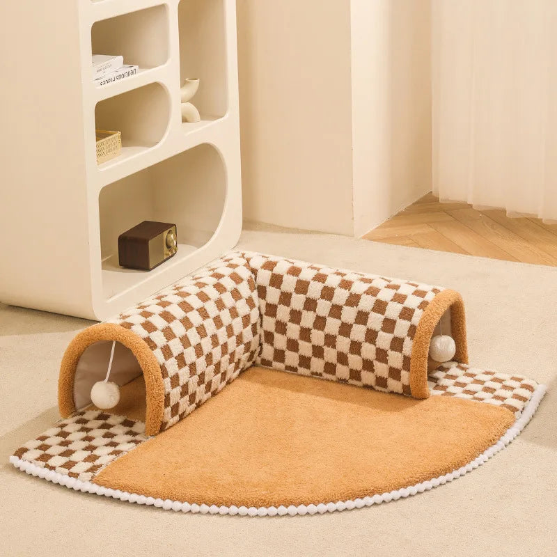 Kattenhuis Tunnel Zacht Speelhuis voor Katten