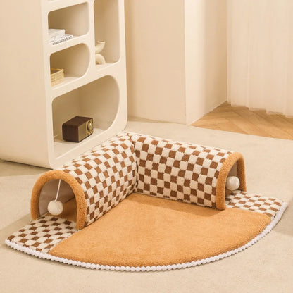Kattenhuis Tunnel Zacht Speelhuis voor Katten