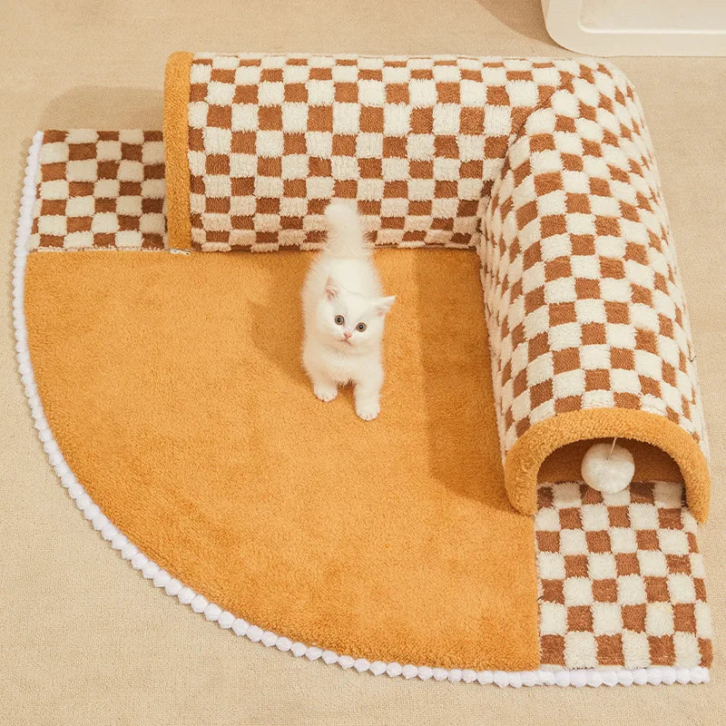Kattenhuis Tunnel Zacht Speelhuis voor Katten