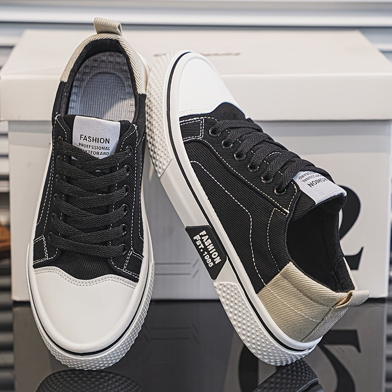 CanvasPro™ – Comfortabele Lage Canvas Sneakers voor Heren