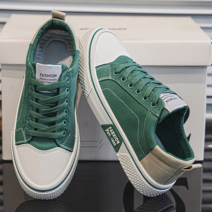 CanvasPro™ – Comfortabele Lage Canvas Sneakers voor Heren
