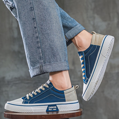CanvasPro™ – Comfortabele Lage Canvas Sneakers voor Heren