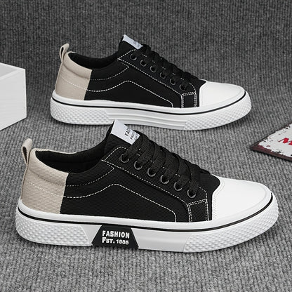 CanvasPro™ – Comfortabele Lage Canvas Sneakers voor Heren
