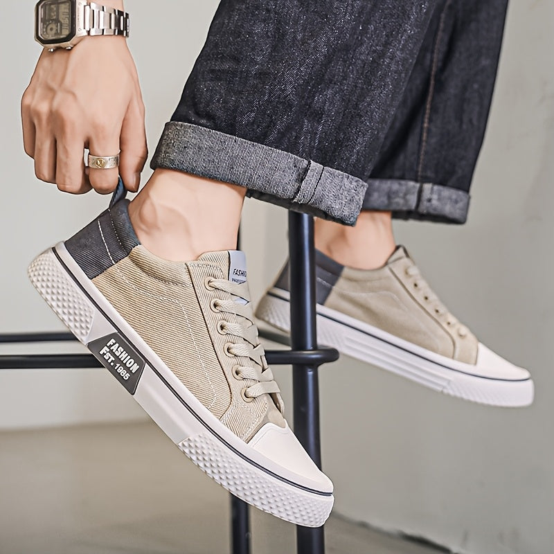 CanvasPro™ – Comfortabele Lage Canvas Sneakers voor Heren