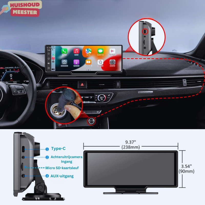 CarPlay PRO+ | Camera Wifi Carplay & Android Auto 4K DVR