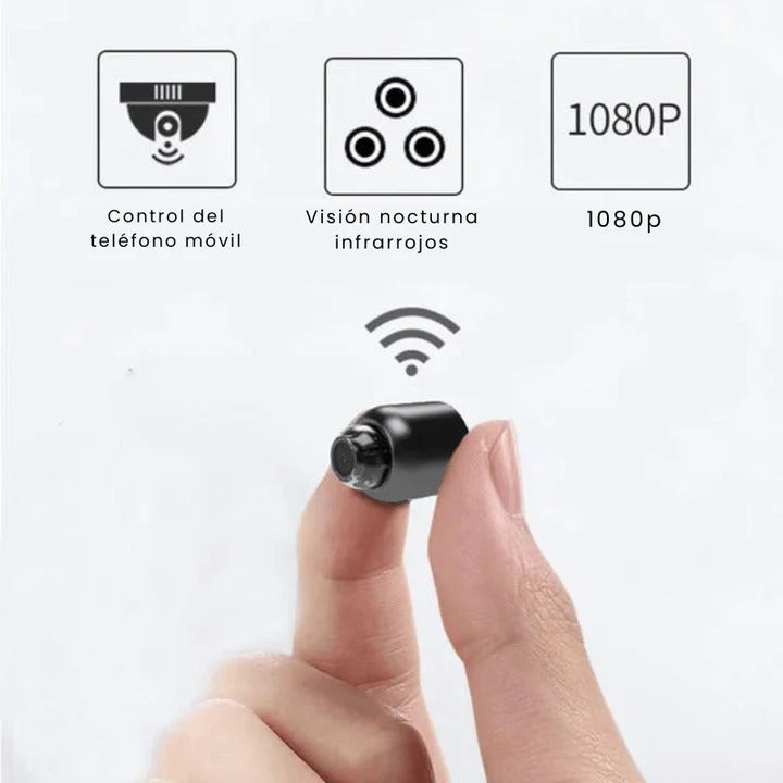 Mini Spionagecamera Draagbaar Discreet voor Bewaking