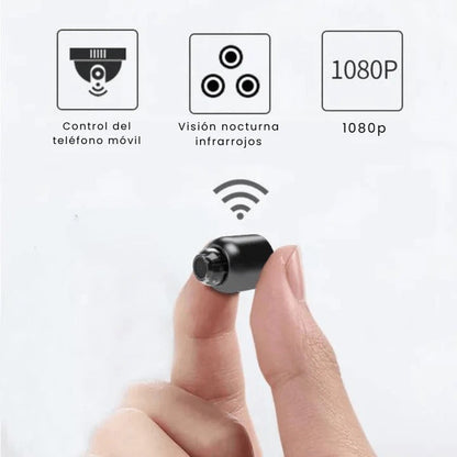 Mini Spionagecamera Draagbaar Discreet voor Bewaking