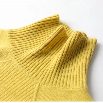 Dames Rollkragenpullover van Katoen Warm en Comfortabel